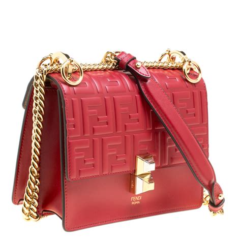 best fendi work bags|Fendi embossed leather shoulder bag.